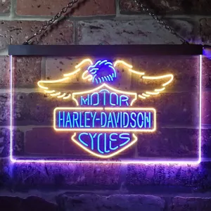 Harley Davidson Eagle Neon-Like LED Sign