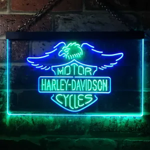 Harley Davidson Eagle Neon-Like LED Sign