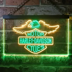 Harley Davidson Eagle Neon-Like LED Sign