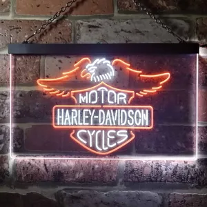 Harley Davidson Eagle Neon-Like LED Sign