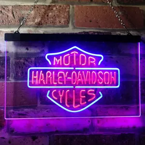 Harley Davidson Motorcycles Neon-Like LED Sign
