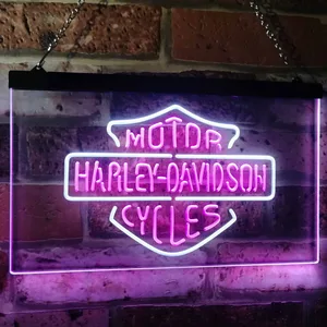Harley Davidson Motorcycles Neon-Like LED Sign