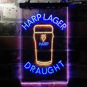Harp Draught Neon-Like LED Sign
