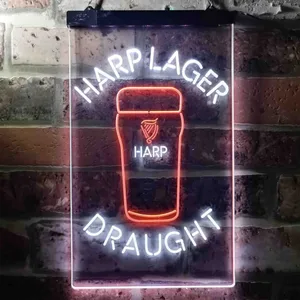 Harp Draught Neon-Like LED Sign