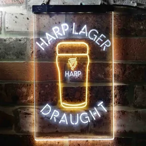 Harp Draught Neon-Like LED Sign