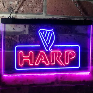 Harp Neon-Like LED Sign