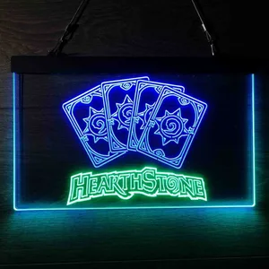 Hearthstone Cards Neon-Like LED Sign