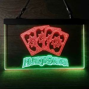 Hearthstone Cards Neon-Like LED Sign