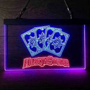 Hearthstone Cards Neon-Like LED Sign