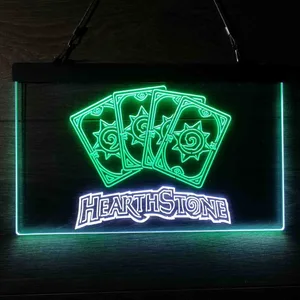 Hearthstone Cards Neon-Like LED Sign