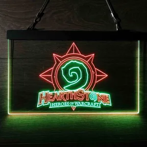 Hearthstone Heroes of Warcraft Neon-Like LED Sign
