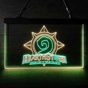 Hearthstone Heroes of Warcraft Neon-Like LED Sign