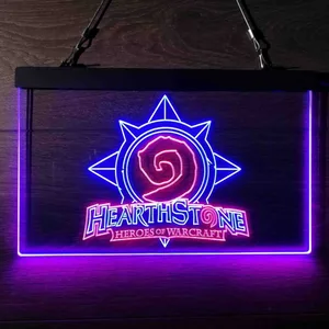 Hearthstone Heroes of Warcraft Neon-Like LED Sign
