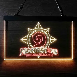 Hearthstone Heroes of Warcraft Neon-Like LED Sign