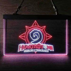 Hearthstone Heroes of Warcraft Neon-Like LED Sign