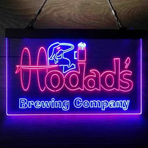 Hodad's Brewing Company Logo Neon-Like LED Sign