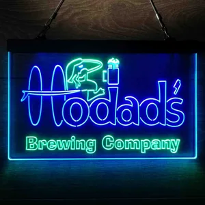 Hodad's Brewing Company Logo Neon-Like LED Sign