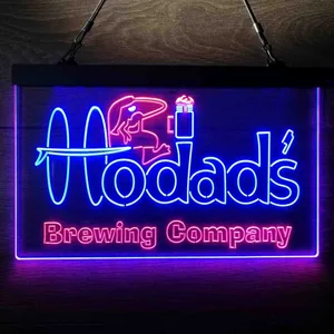 Hodad's Brewing Company Logo Neon-Like LED Sign