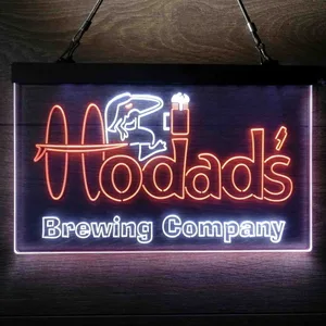 Hodad's Brewing Company Logo Neon-Like LED Sign