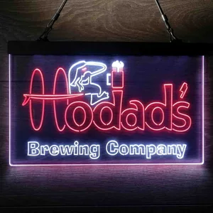Hodad's Brewing Company Logo Neon-Like LED Sign