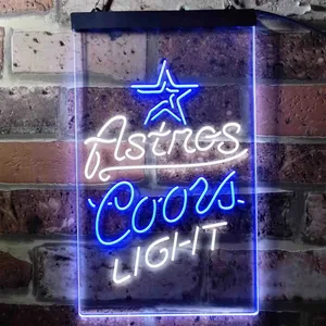 Houston Astros Coors Light Neon-Like LED Sign