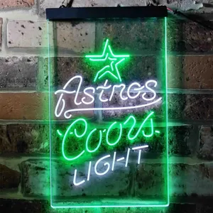 Houston Astros Coors Light Neon-Like LED Sign