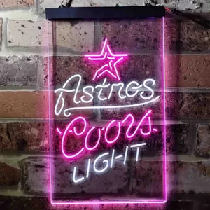 Houston Astros Coors Light Neon-Like LED Sign