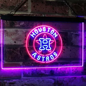 Houston Astros Logo 1 Neon-Like LED Sign - Legacy Edition
