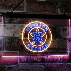 Houston Astros Logo 1 Neon-Like LED Sign - Legacy Edition
