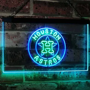 Houston Astros Logo 1 Neon-Like LED Sign - Legacy Edition
