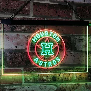 Houston Astros Logo 1 Neon-Like LED Sign - Legacy Edition