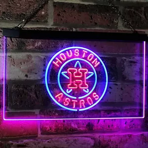 Houston Astros Logo 1 Neon-Like LED Sign - Legacy Edition