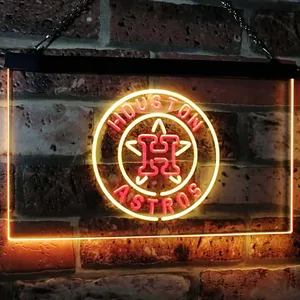 Houston Astros Logo 1 Neon-Like LED Sign - Legacy Edition