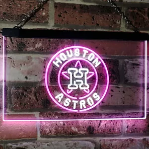 Houston Astros Logo 1 Neon-Like LED Sign - Legacy Edition