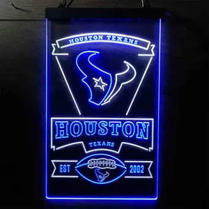 Houston Texans EST 2002 Neon-Like LED Sign