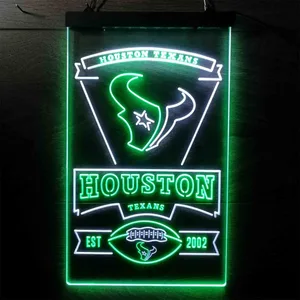 Houston Texans EST 2002 Neon-Like LED Sign