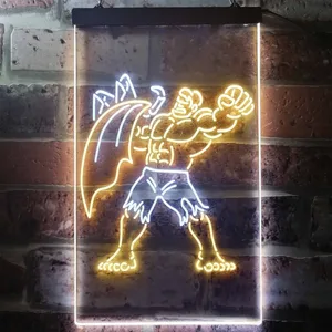 Hulk Pose Neon-Like LED Sign