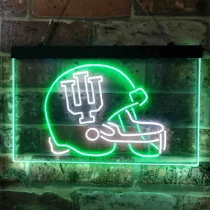 Indiana Hoosiers Helmet  Neon-Like LED Sign