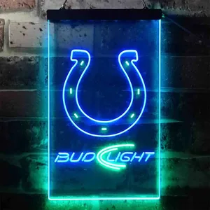Indianapolis Colts Bud Light Neon-Like LED Sign