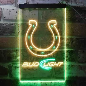 Indianapolis Colts Bud Light Neon-Like LED Sign