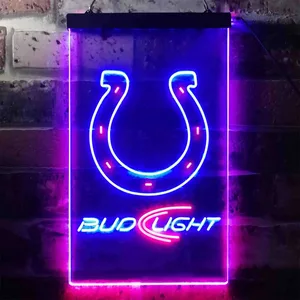 Indianapolis Colts Bud Light Neon-Like LED Sign