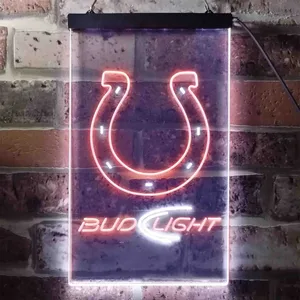 Indianapolis Colts Bud Light Neon-Like LED Sign