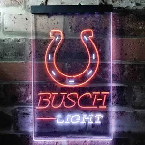 Indianapolis Colts Busch Light Neon-Like LED Sign