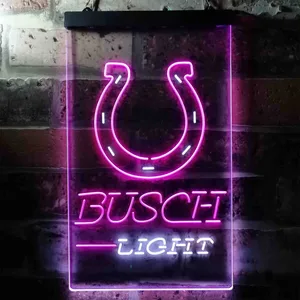 Indianapolis Colts Busch Light Neon-Like LED Sign