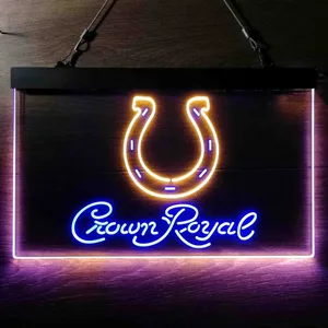 Indianapolis Colts Crown Royal Neon-Like LED Sign