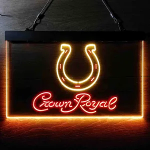 Indianapolis Colts Crown Royal Neon-Like LED Sign