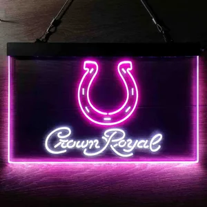 Indianapolis Colts Crown Royal Neon-Like LED Sign