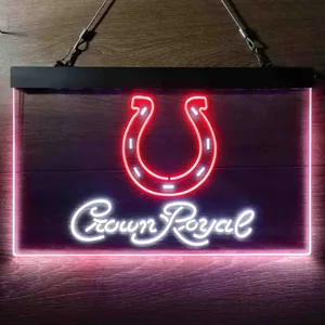 Indianapolis Colts Crown Royal Neon-Like LED Sign