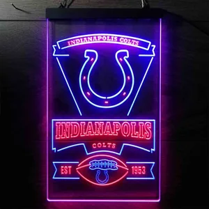 Indianapolis Colts EST 1953 Neon-Like LED Sign