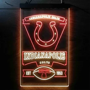 Indianapolis Colts EST 1953 Neon-Like LED Sign